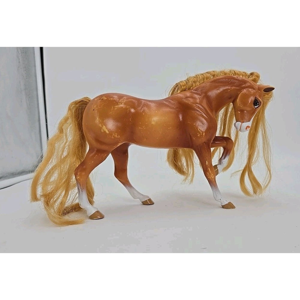 Breyer Reeves Dapples Sunny Mom Chestnut Palomino Horse '90s Brushable hair